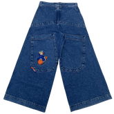 JNCO Fat Boy 32" Baggy Denim Jeans Blue